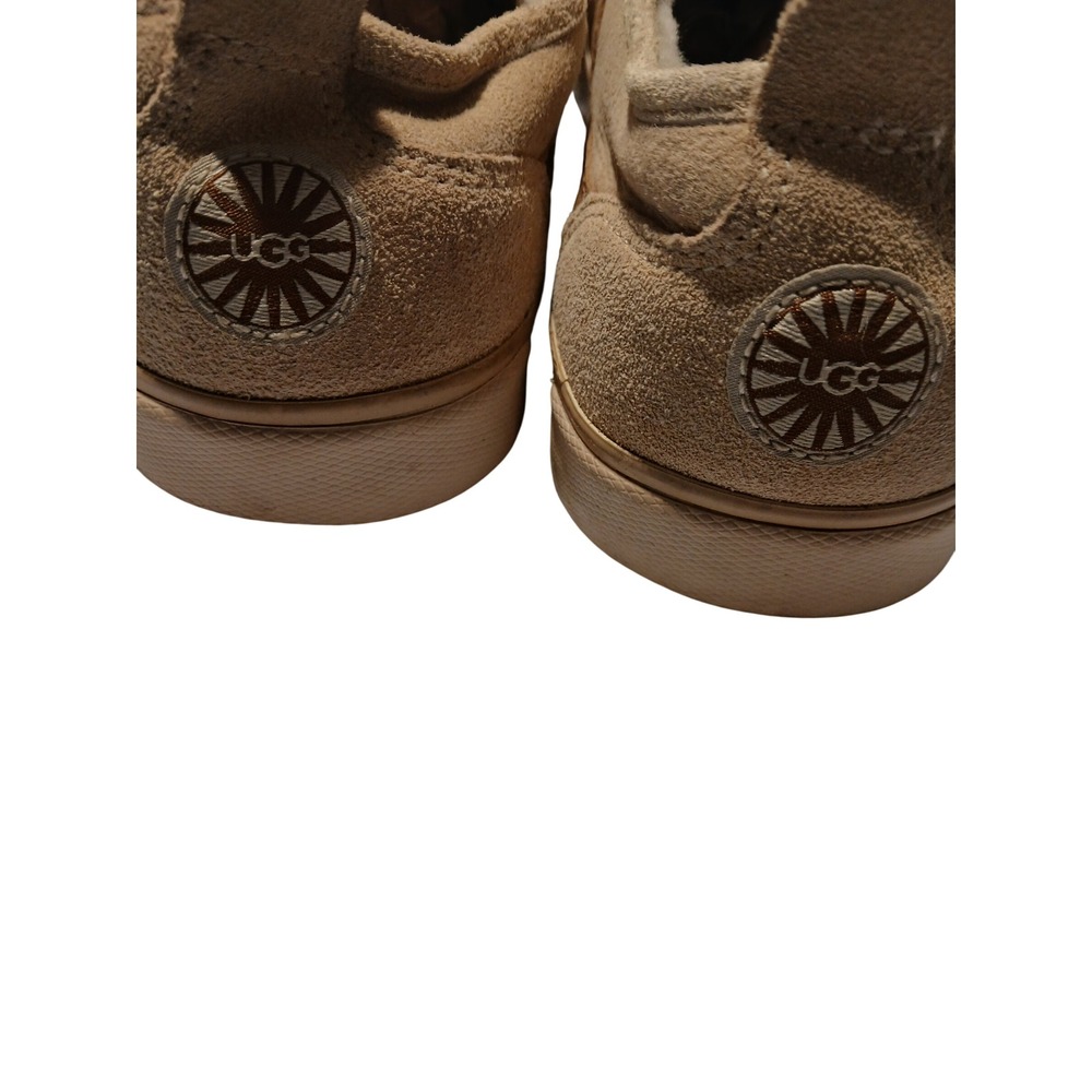 UGG Australia Womens Sneakers Shoes Brown Suede Embossed Logo Comfort Size 10‎ - Picture 5 of 9